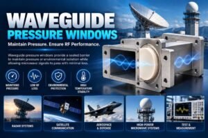Waveguide Pressure Windows Technical Infographic