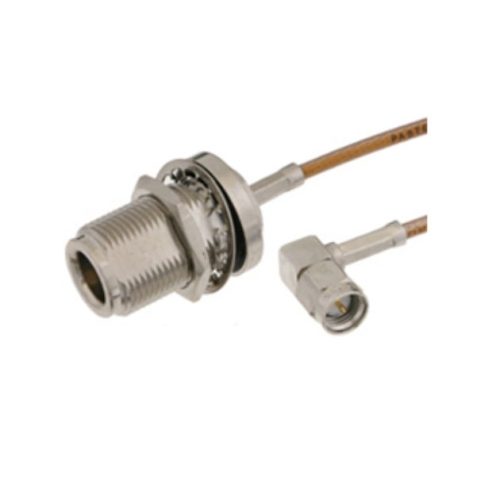 Low loss RA SMA Male to N Female Cable Using RG316 Coax