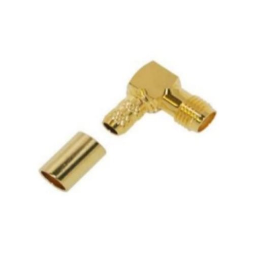 SMA Female Right-Angle (RA) Crimp Connector for LMR 200/RG 58