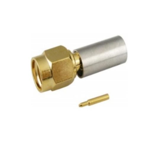 SMA Male Crimp Connector for LMR200 Cable